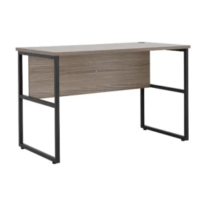 โต๊ะทำงานขาเหล็ก รุ่นแอคทีฟ ขนาด 120 ซม. - สีแนทเชอรัลโอ๊ค/ดำ