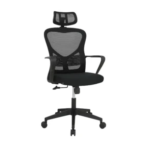 เก้าอี้สำนักงาน พนักพิงสูง รุ่นซันซิโอ้ - สีดำ