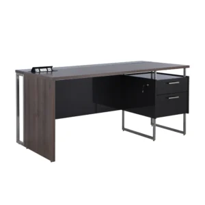 โต๊ะทำงาน รุ่นโนเบิล ขนาด 160 ซม. - สีบาร์ค วอลนัท