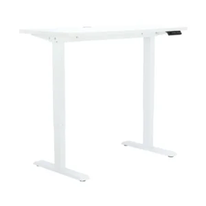 โต๊ะปรับไฟฟ้า รุ่นแสตนเลย์ ขนาด 120 ซม. - สีขาว
