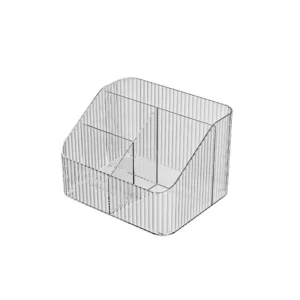 กล่องเก็บของตั้งโต๊ะโต๊ะทํางานแบบลิ้นชักโปร่งใส